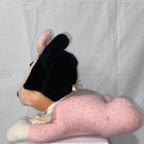 Vintage 1984 Disneyland Walt Disney World Plush Baby Crawling Minnie Mouse - Picture 2 of 5
